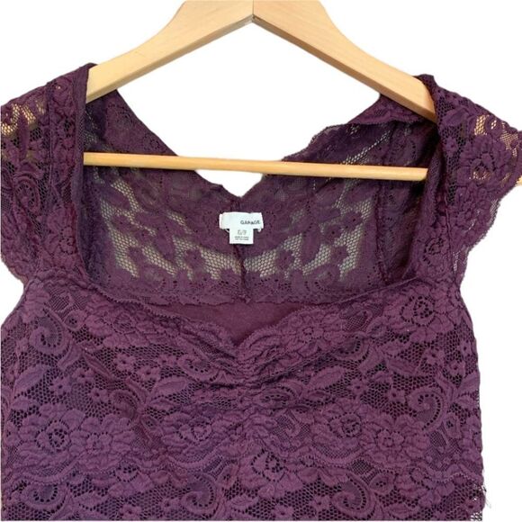 3 for $30! Garage lace purple tee. Size extra small - Picture 2 of 9